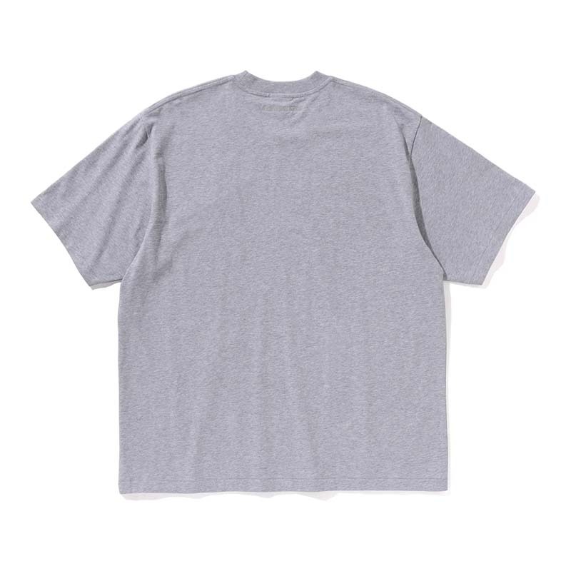 BAPE ONE POINT RELAXED FIT TEE 刺繡 猿人 短袖 短T 灰色 RAY-164 [台灣現貨]