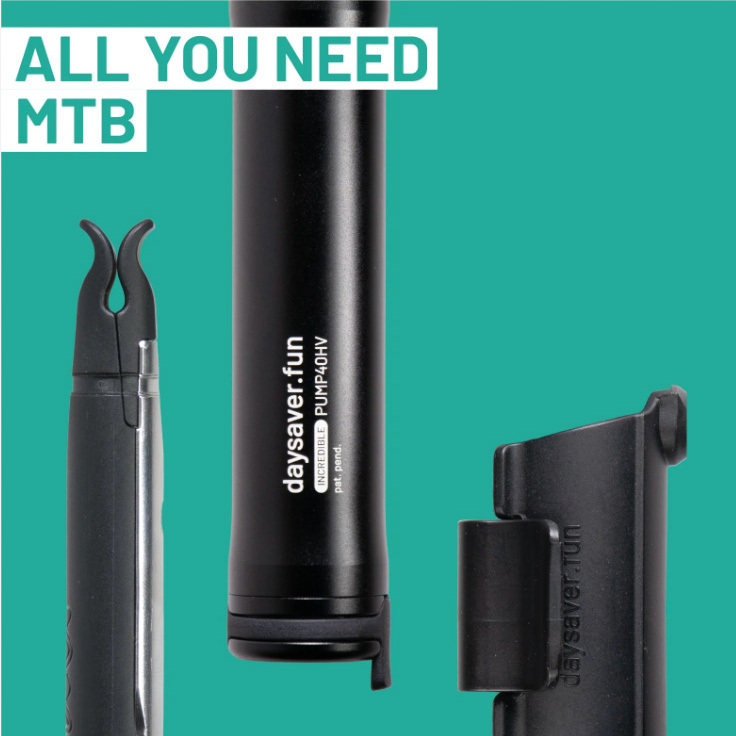 Daysaver The All-you-need 山地車緊急維修套件組 (Pump 40 HV) #001702