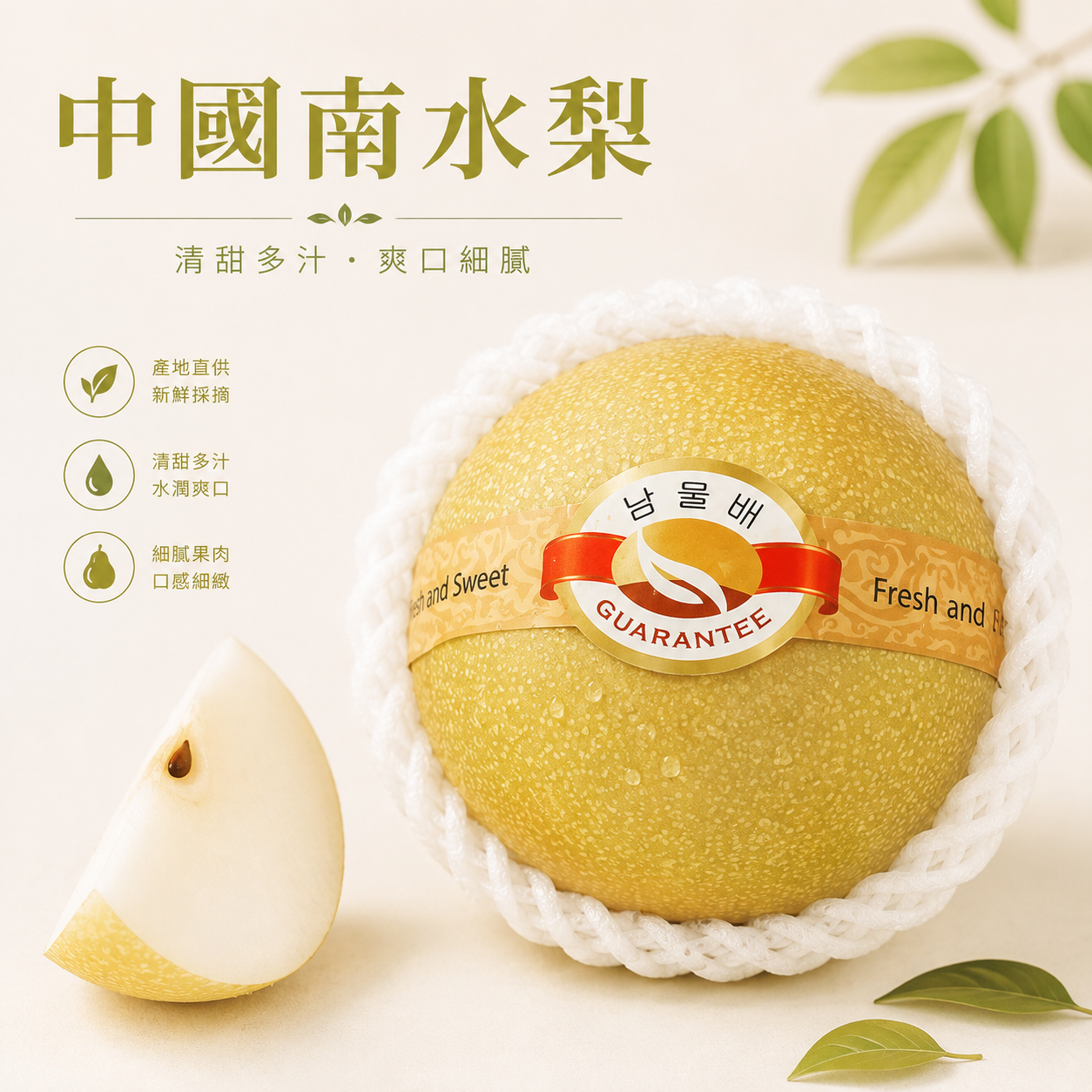 中國南水梨(2個)-1包