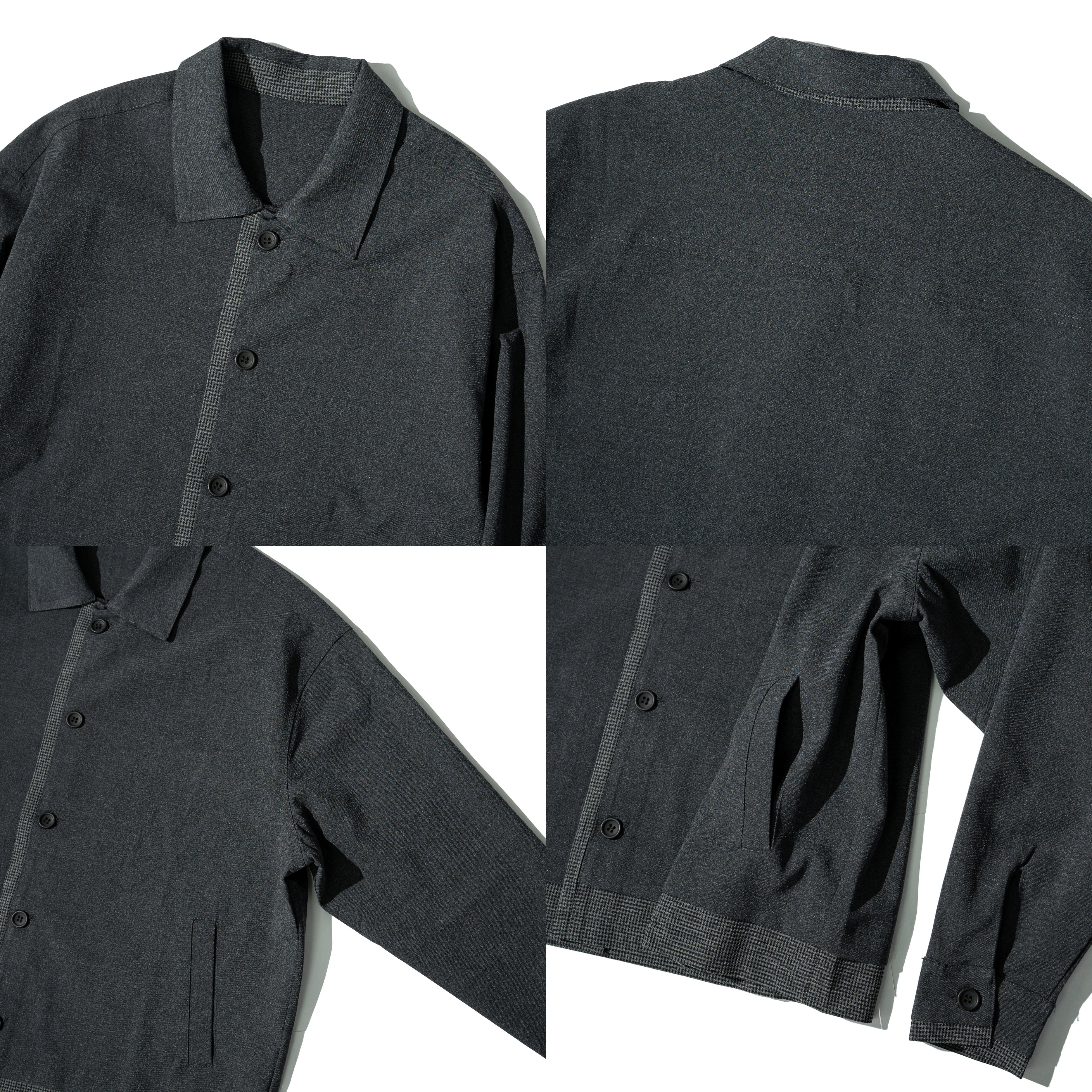 Double-Layer Splicing Shirts 雙層拼接 襯衫外套 [JK127]