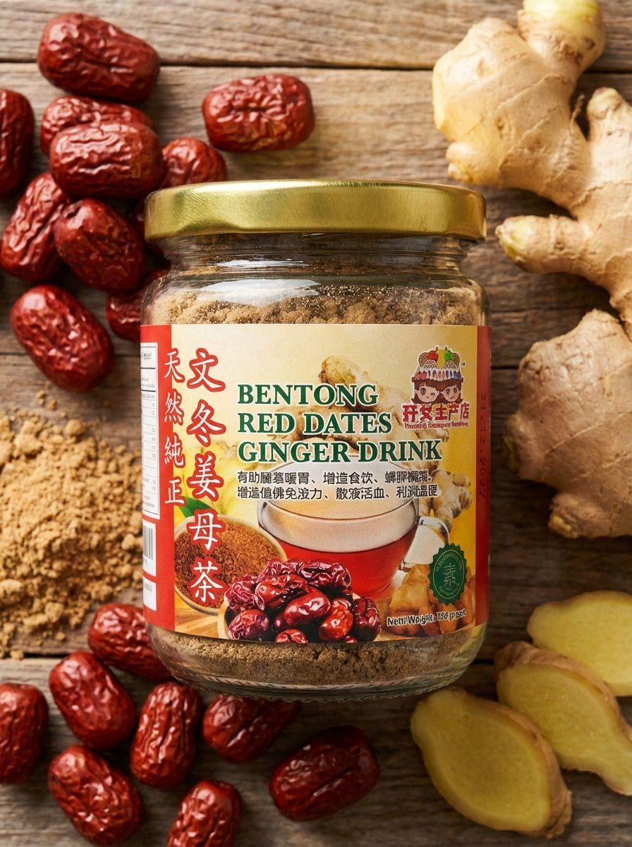 馬來西亞文冬薑  文冬红枣姜母茶150g