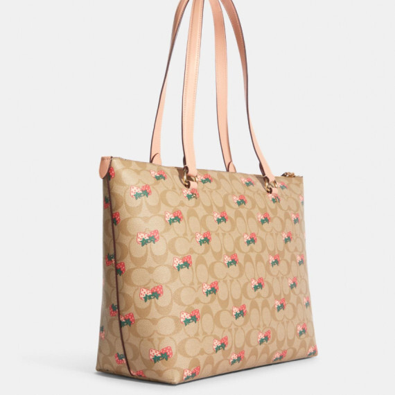 現貨產品 CH#002 COACH Gallery Tote In Signature Canvas With Strawberry Print