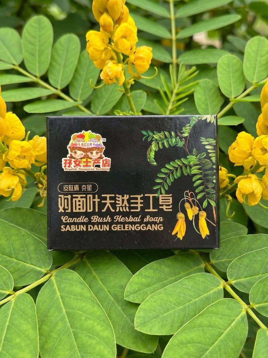 馬來西亞文冬薑 对面叶草药皂 1PC (70g) 附送起泡網