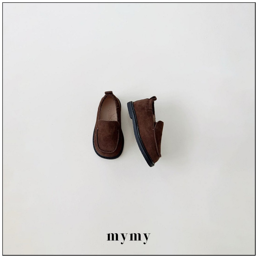 正韓秋Mysocks  棕色樂福鞋