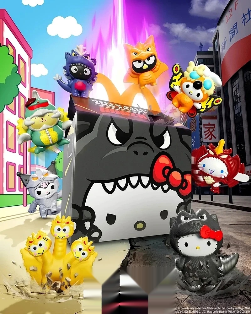 (現貨) Hello Kitty × GODZILLA怪獸聯名公仔(隨機)