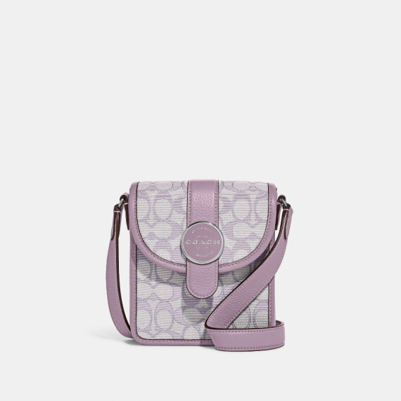 Coach Outlet North/South Lonnie Crossbody In Signature Jacquard