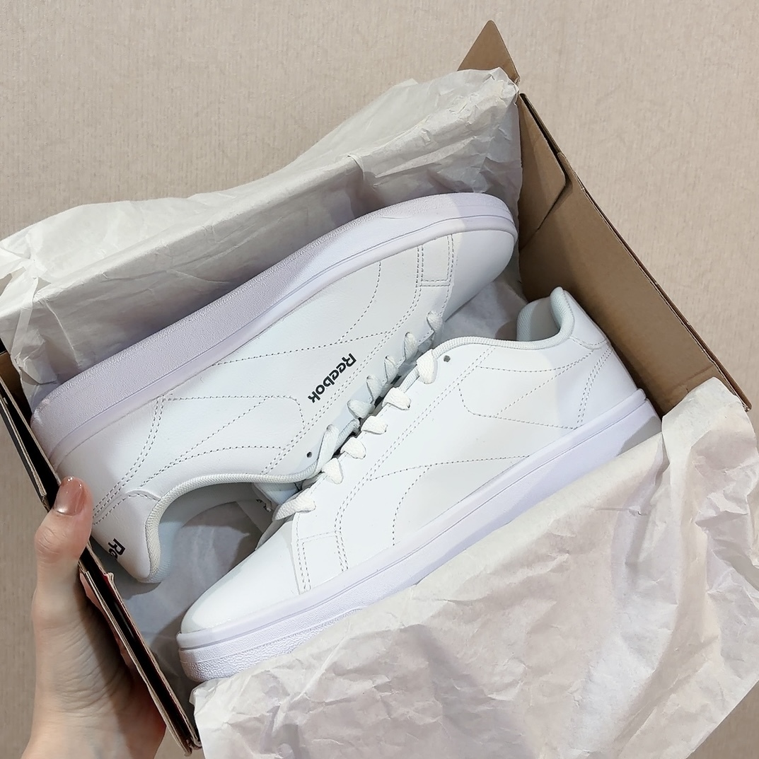(24.5cm) Reebok ROYAL COMPLETE 小白鞋