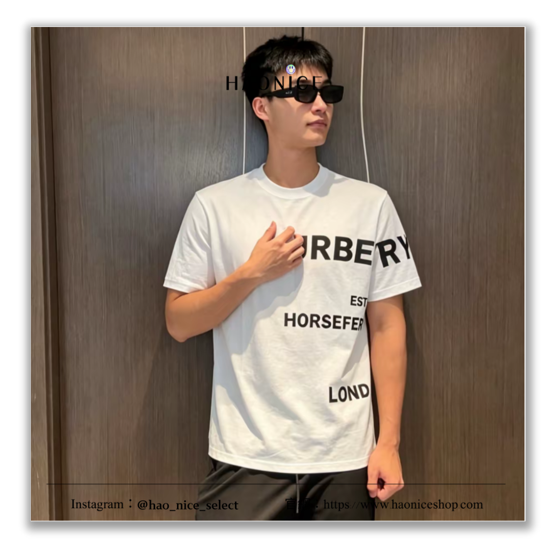 【HAO NICE】就是要高調✨Burberry Horseferry系列 大logo字母英倫 圓領短袖 短T 棉質