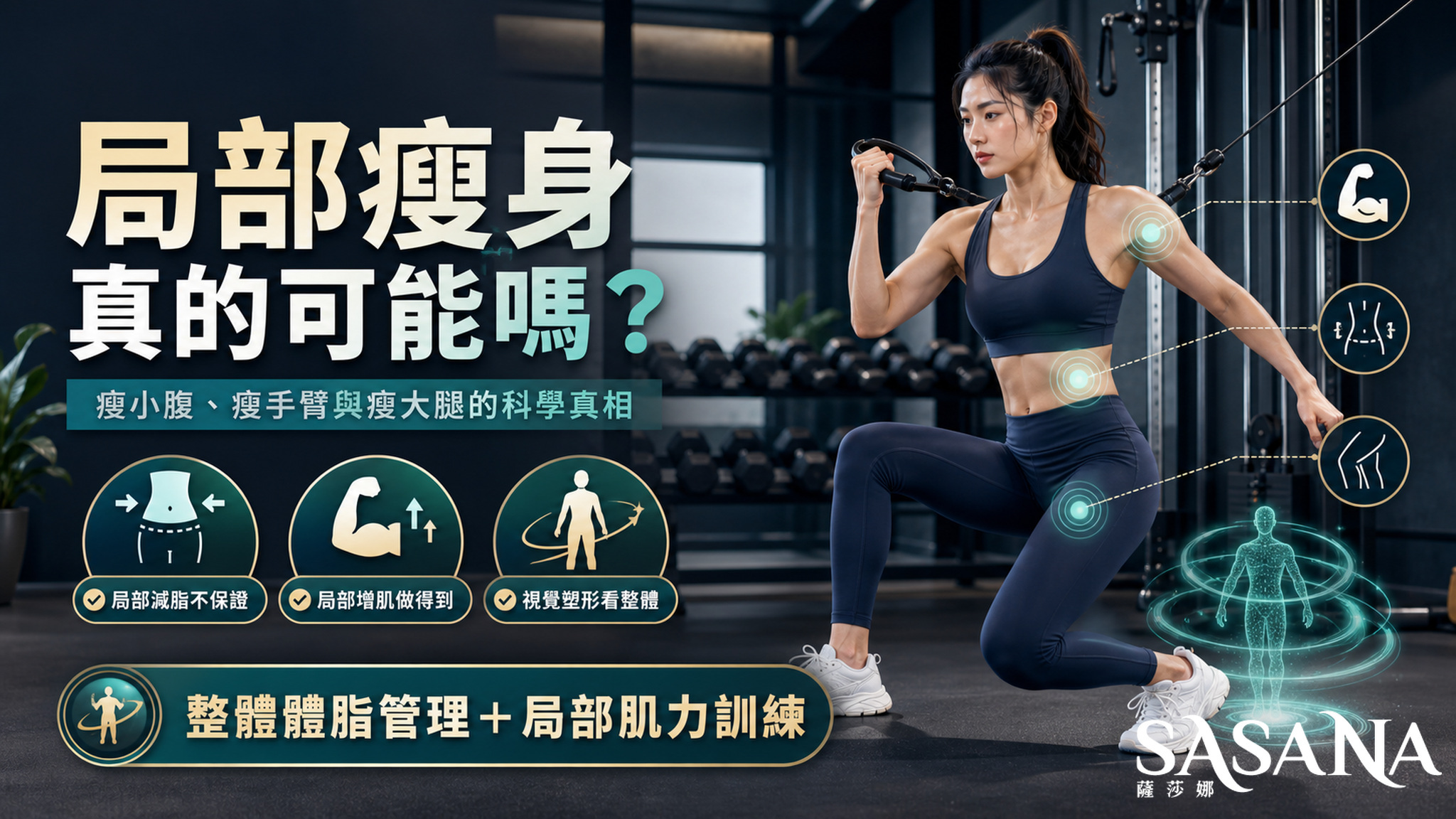 瘦小腹、瘦手臂與瘦大腿的局部減脂科學真相。