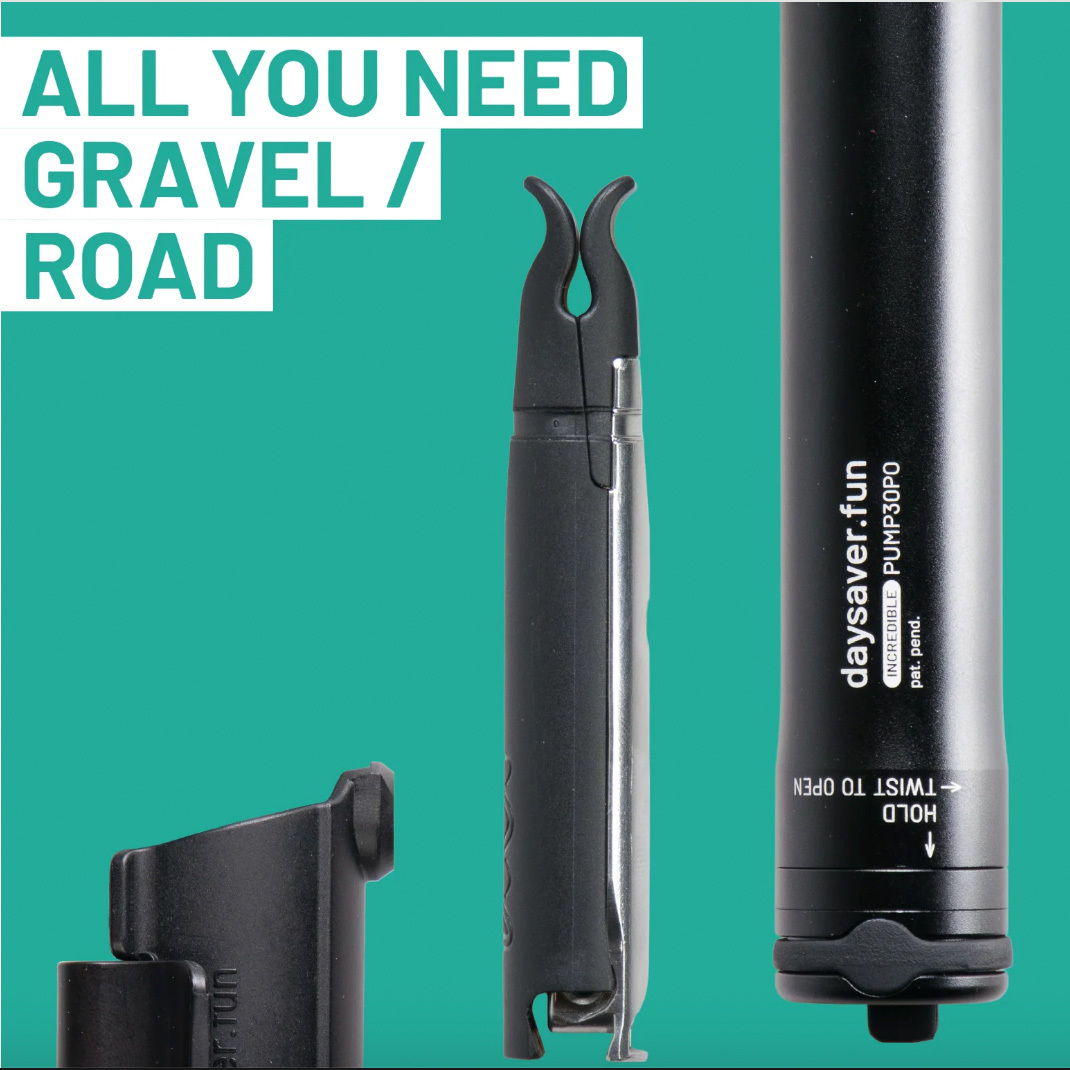 Daysaver The All-you-need 公路/礫石車緊急維修套件組 (Pump 30 PO) #001701