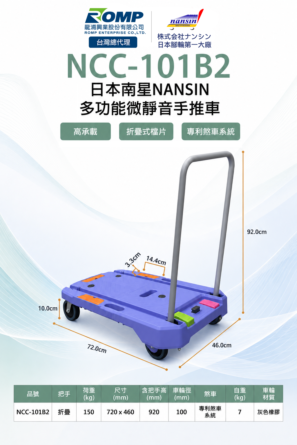 Nansin NCC-101B2 NEXT Compact Carry 商品圖 3