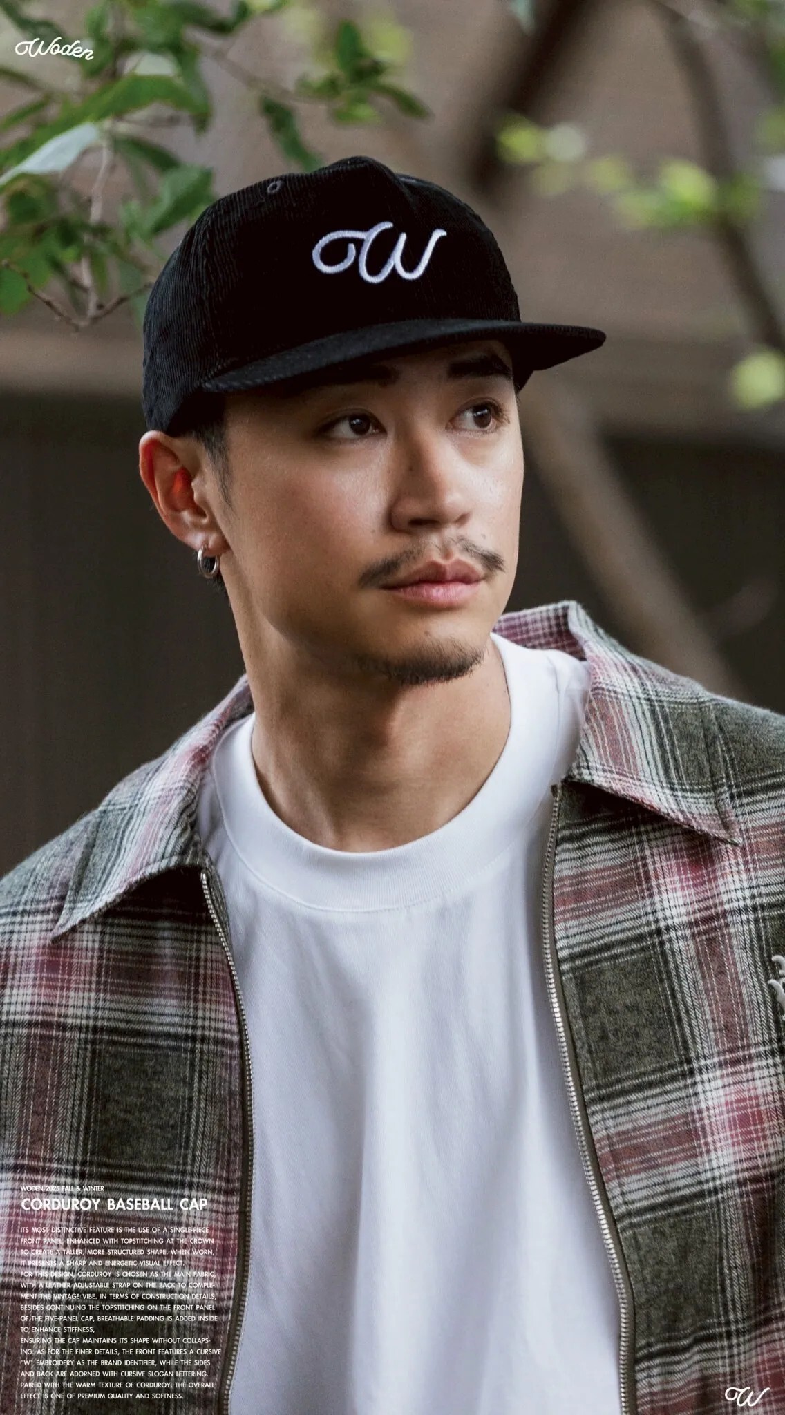WODEN 25FW 002 Corduroy Baseball Cap