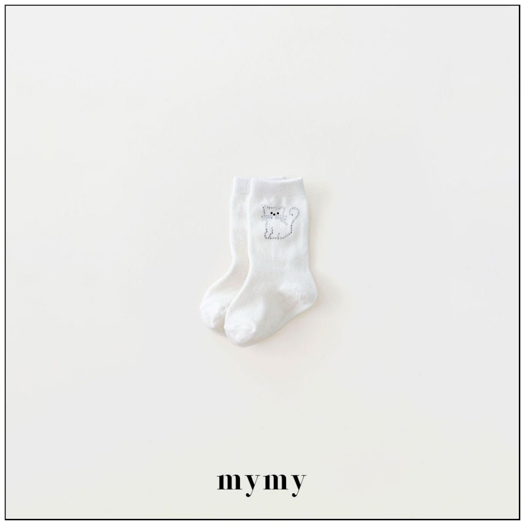 正韓秋Mysocks  愛心貓咪襪(兩入一組)