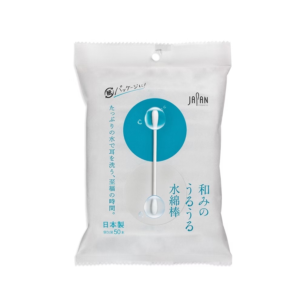 超細柔濕潤含水棉棒50入