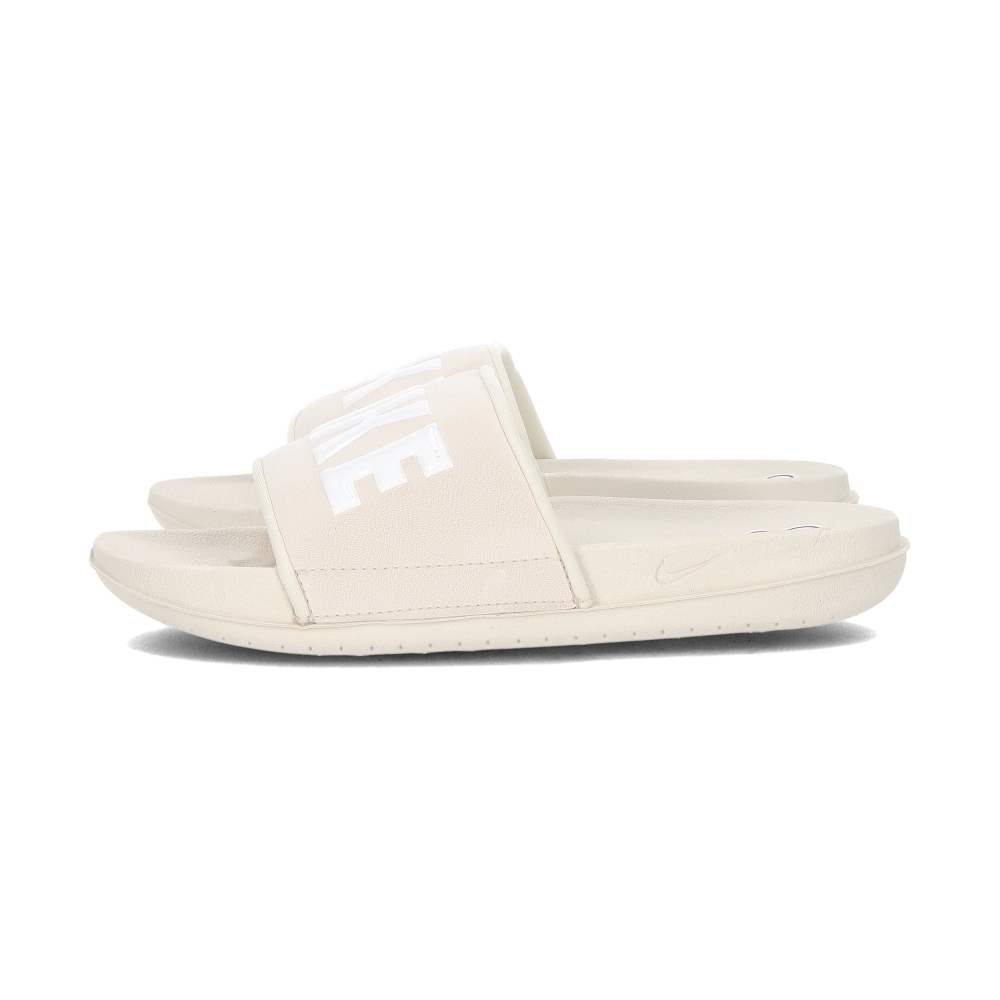 Nike Wmns Offcourt Slide 女鞋 米色 軟底 Logo 運動 休閒 拖鞋 BQ4632-115