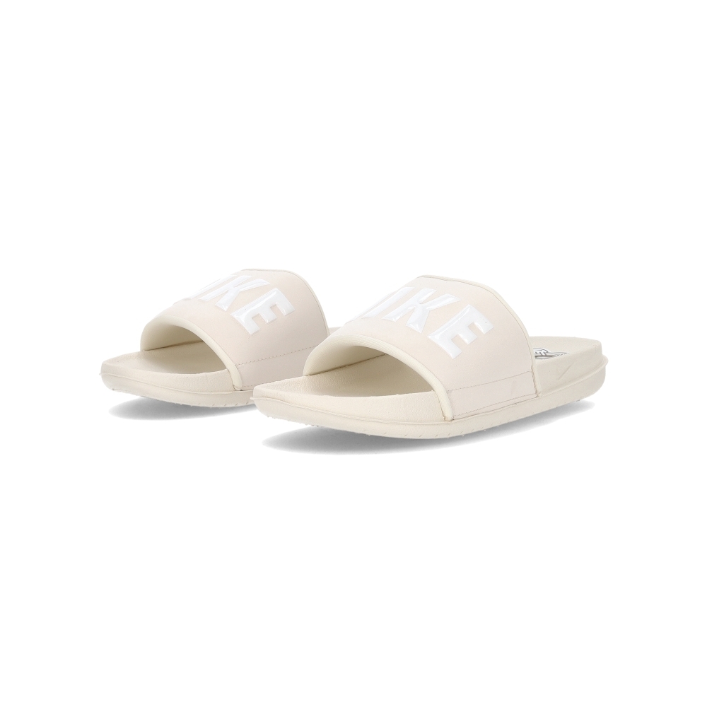 Nike Wmns Offcourt Slide 女鞋 米色 軟底 Logo 運動 休閒 拖鞋 BQ4632-115