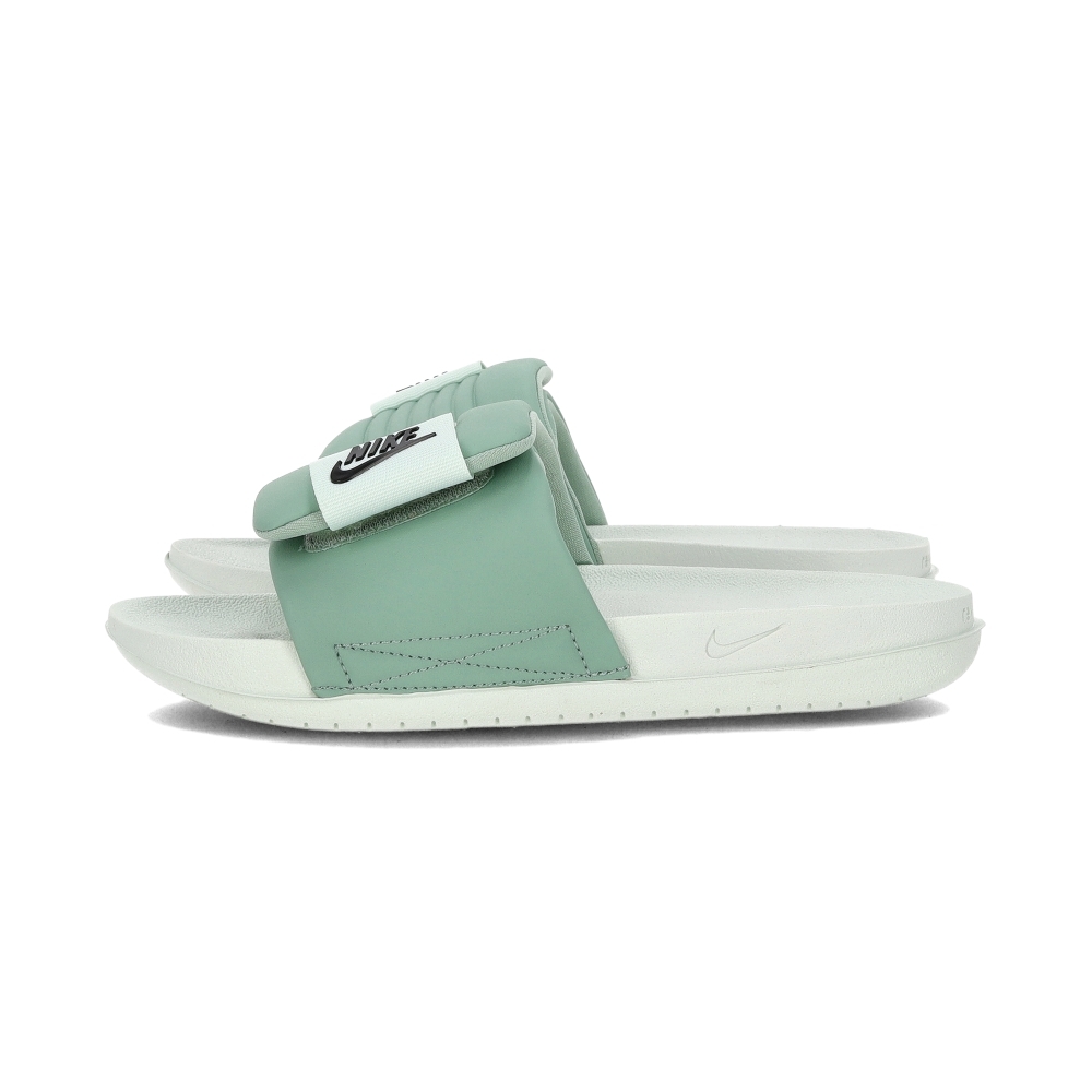 Nike W Offcourt Adjust Slide 女鞋 綠色 魔鬼氈 柔軟 舒適 運動 休閒 拖鞋 DV1033-300