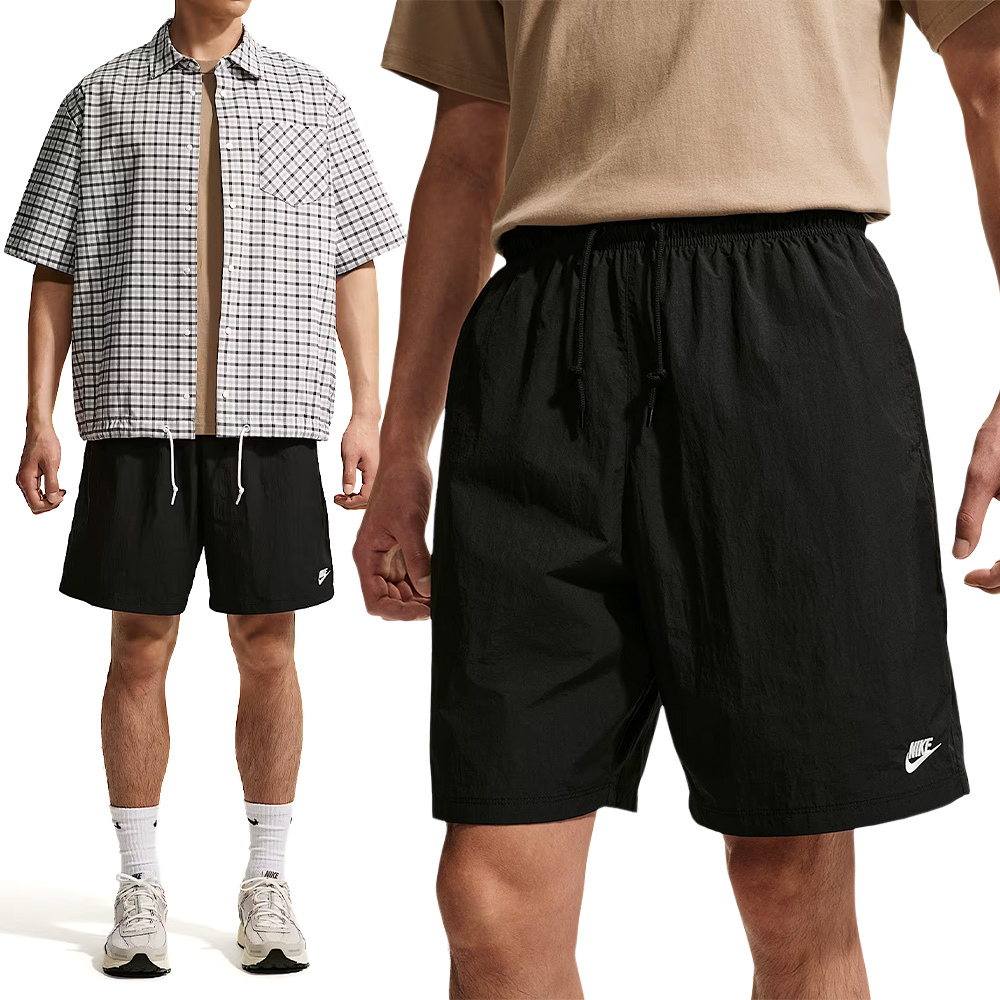 Nike As M Nk Club Sport Short 男款 黑色 運動 休閒 短褲 IF0845-010