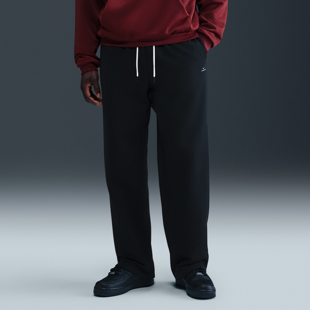 Nike As M Nk Tf Si Brsh Open Hem Pa 男款 黑色 抽繩 長褲 IM6334-010
