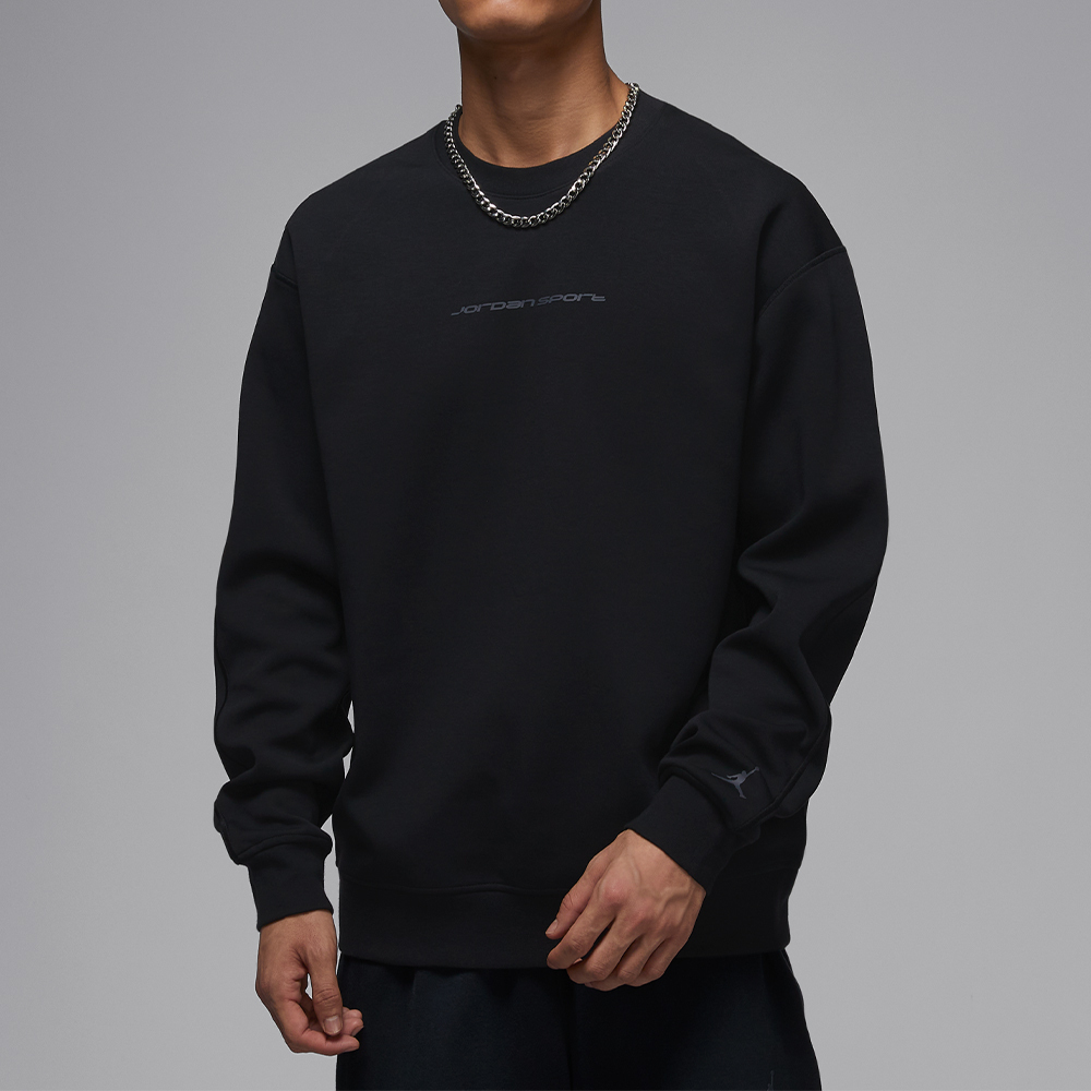 Nike J Df Sprt Hoop Flc Crew 男款 黑色 圓領 喬丹 大學T 長袖 IO8978-010