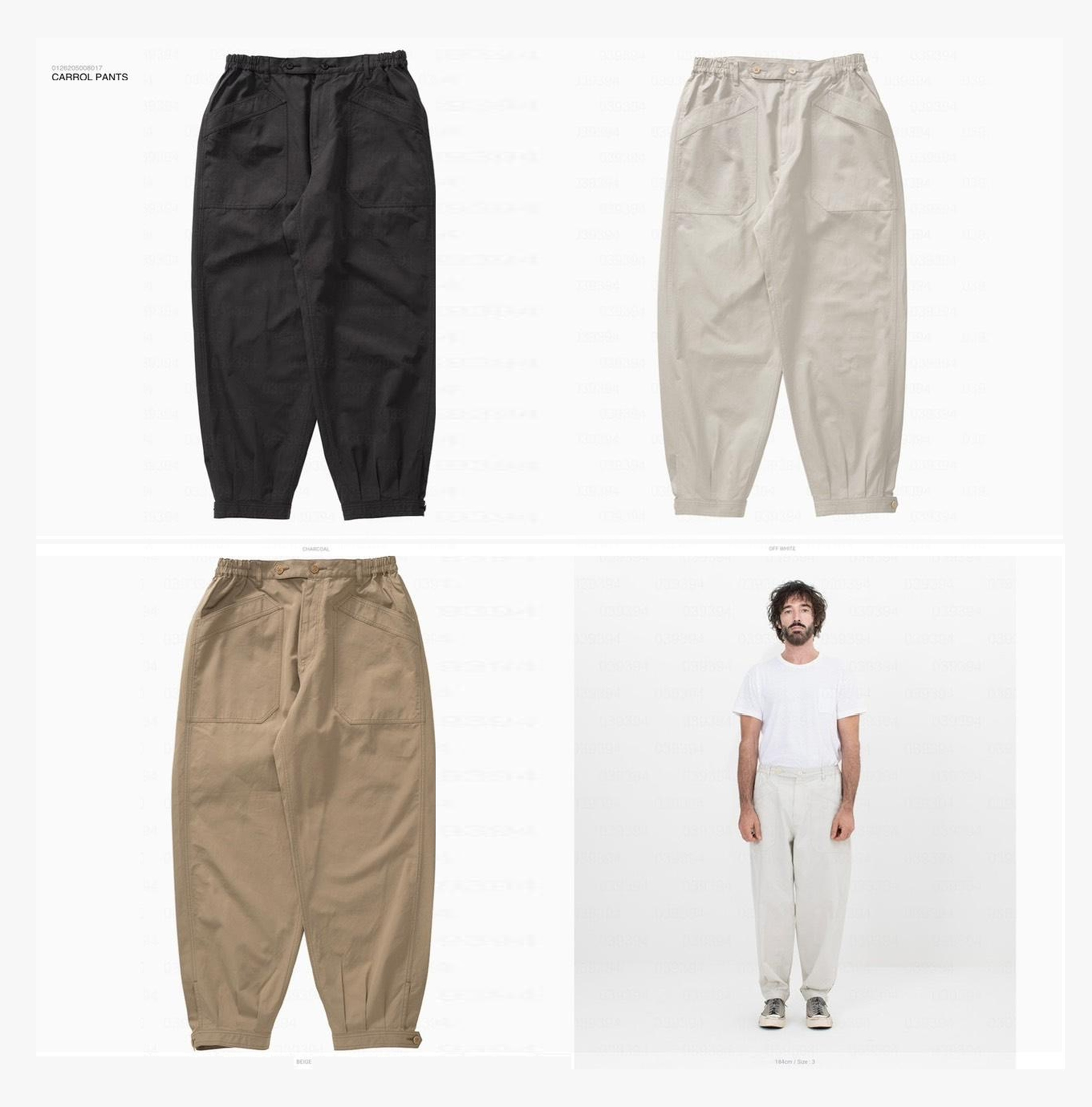 VISVIM 2026 A/W CARROL PANTS - PRE ORDER ITEM (預訂中)