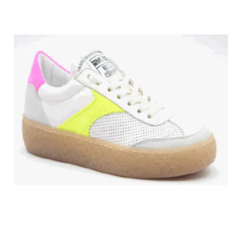 SHO-CCG0831-023 Var S-61 - VEL. GHIACCIO - SOFT FOR. BIANCO - FLUO FUXIA - F.DO GOMM. AMBRA 尺碼:37 (A23)