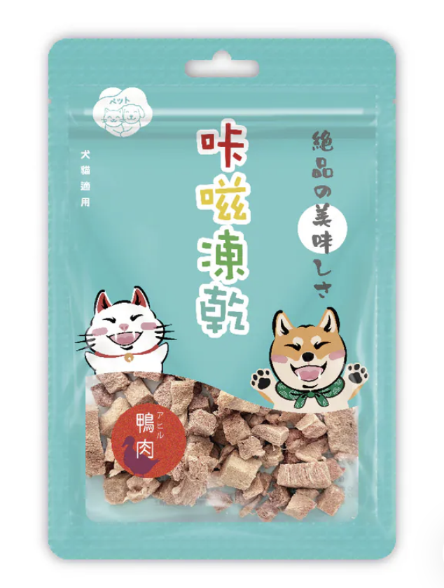 嗨！寵物們｜咔嗞凍乾 ｜鴨肉20g｜單入