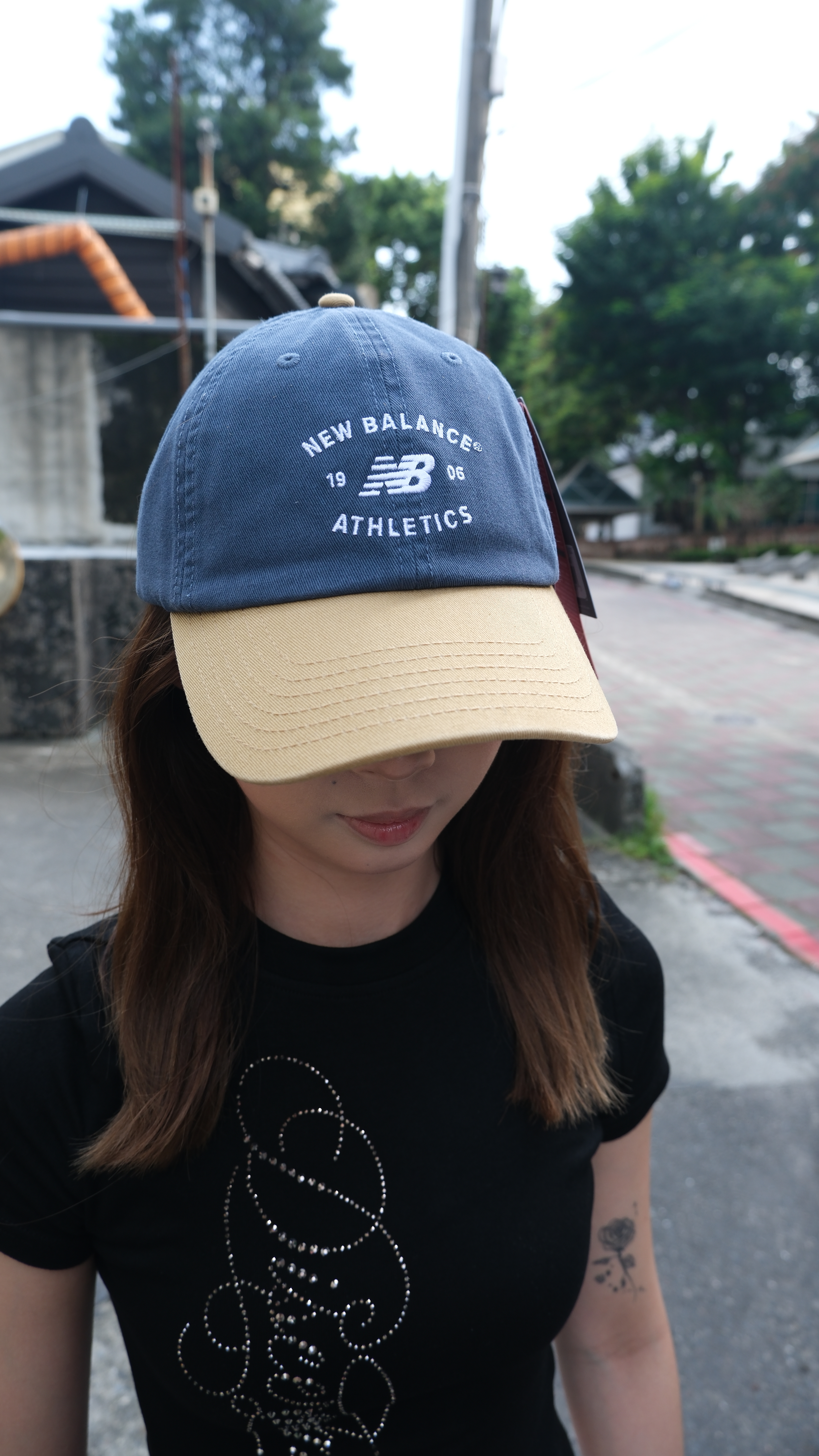 NEW BALANCE NB  6 PANEL ATH HAT  休閒帽  可調帽圍 藍棕 AC8826LVTIOSZ / 棕  AC8826LBRKOSZ / 黑  AC8826LVBKOSZ