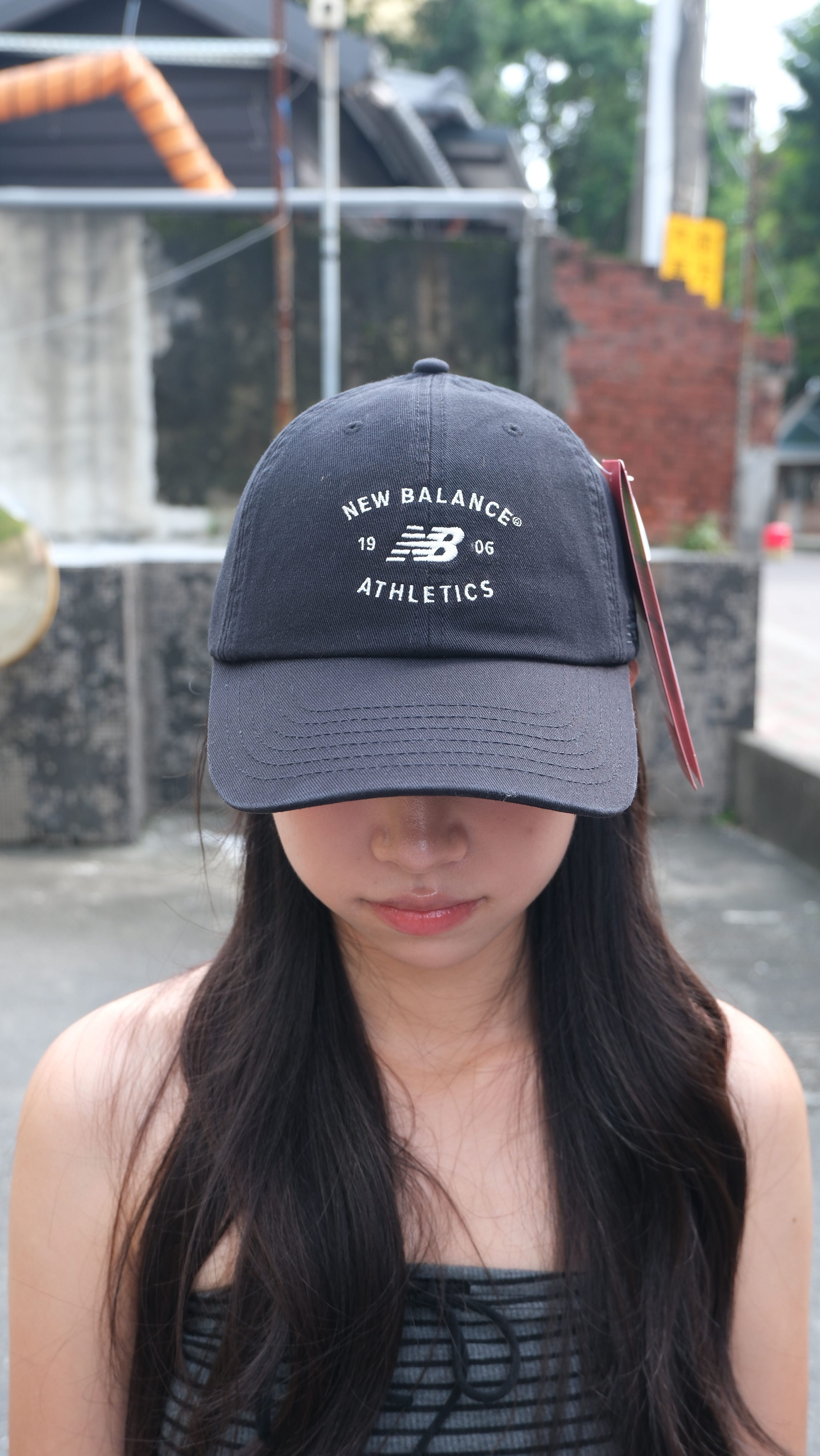 NEW BALANCE NB  6 PANEL ATH HAT  休閒帽  可調帽圍 藍棕 AC8826LVTIOSZ / 棕  AC8826LBRKOSZ / 黑  AC8826LVBKOSZ