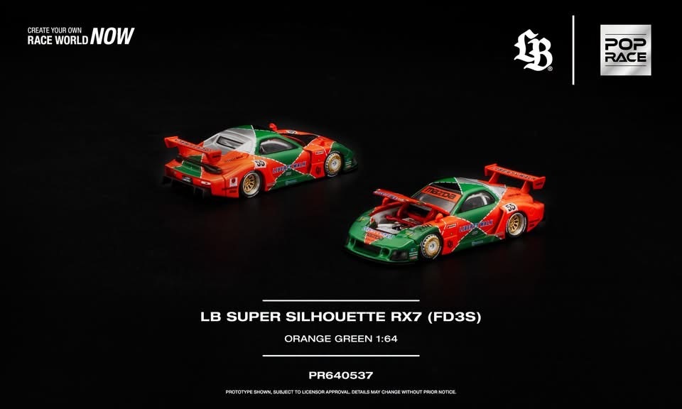 預訂 Pre Order - Poprace LB SUPER SILHOUETTE RX7 (FD3S)  PR640537
