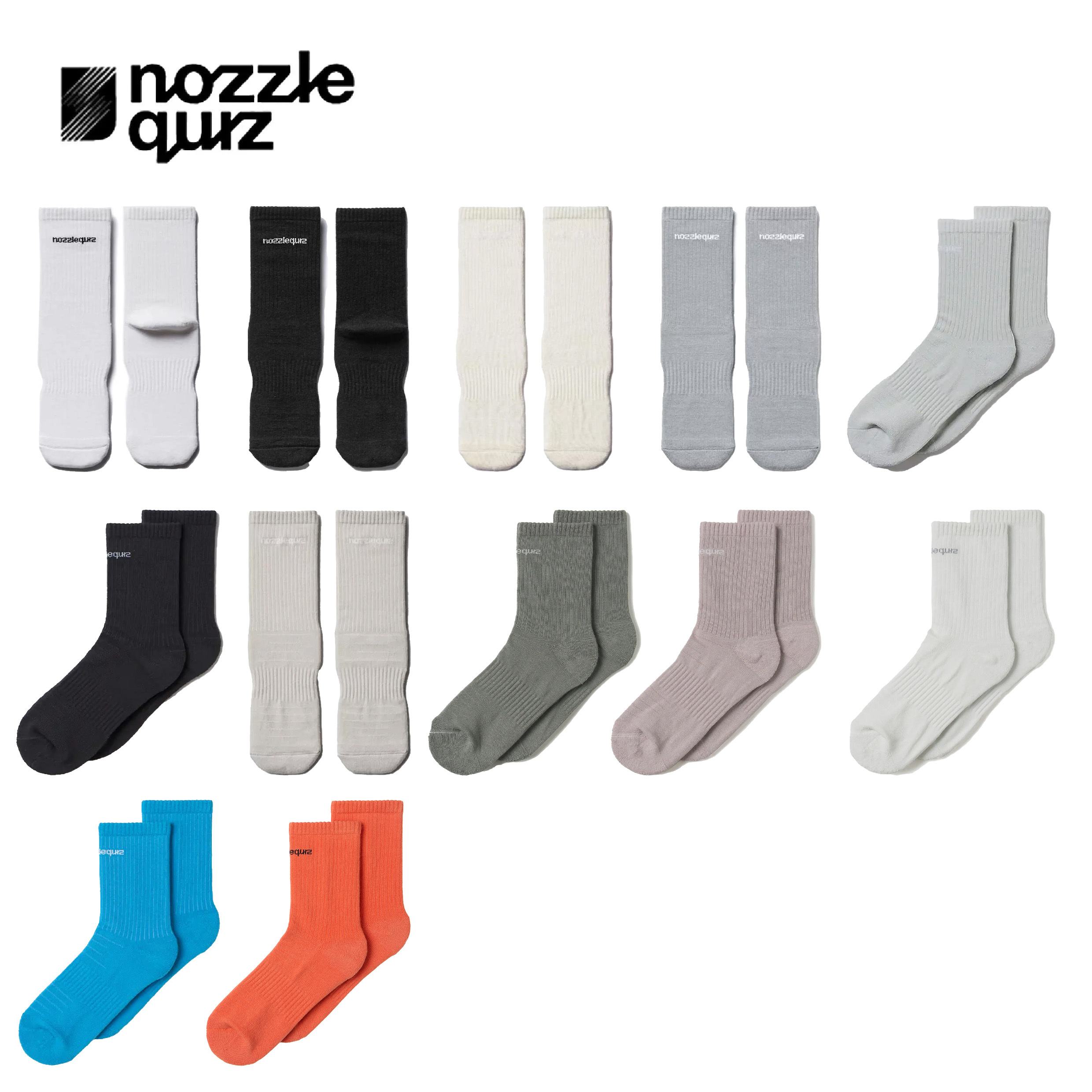 nozzle quiz 後研設計 / Essential 基本款抗菌舒適長襪