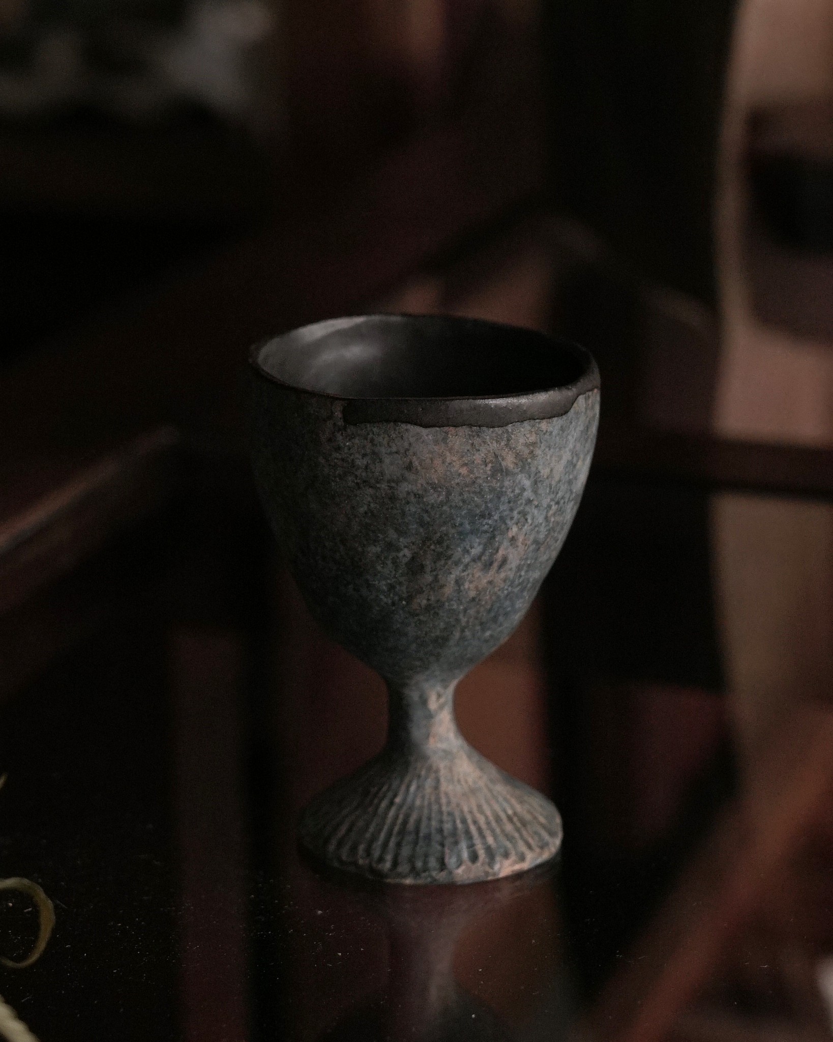 大美 suii｜青花高腳小杯