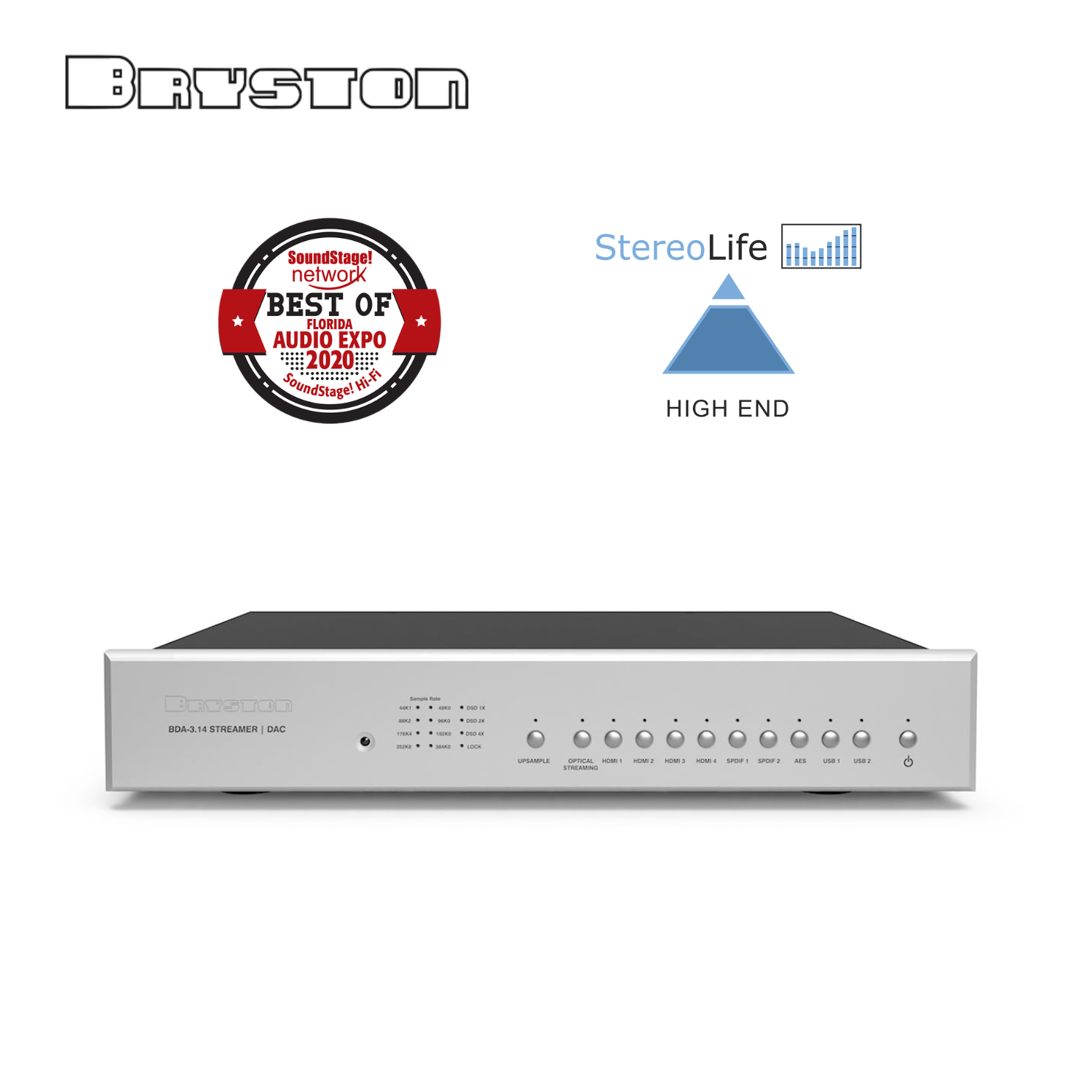拜士通 Bryston BDA-3.14 DAC / 串流器 / 數位前級擴大機