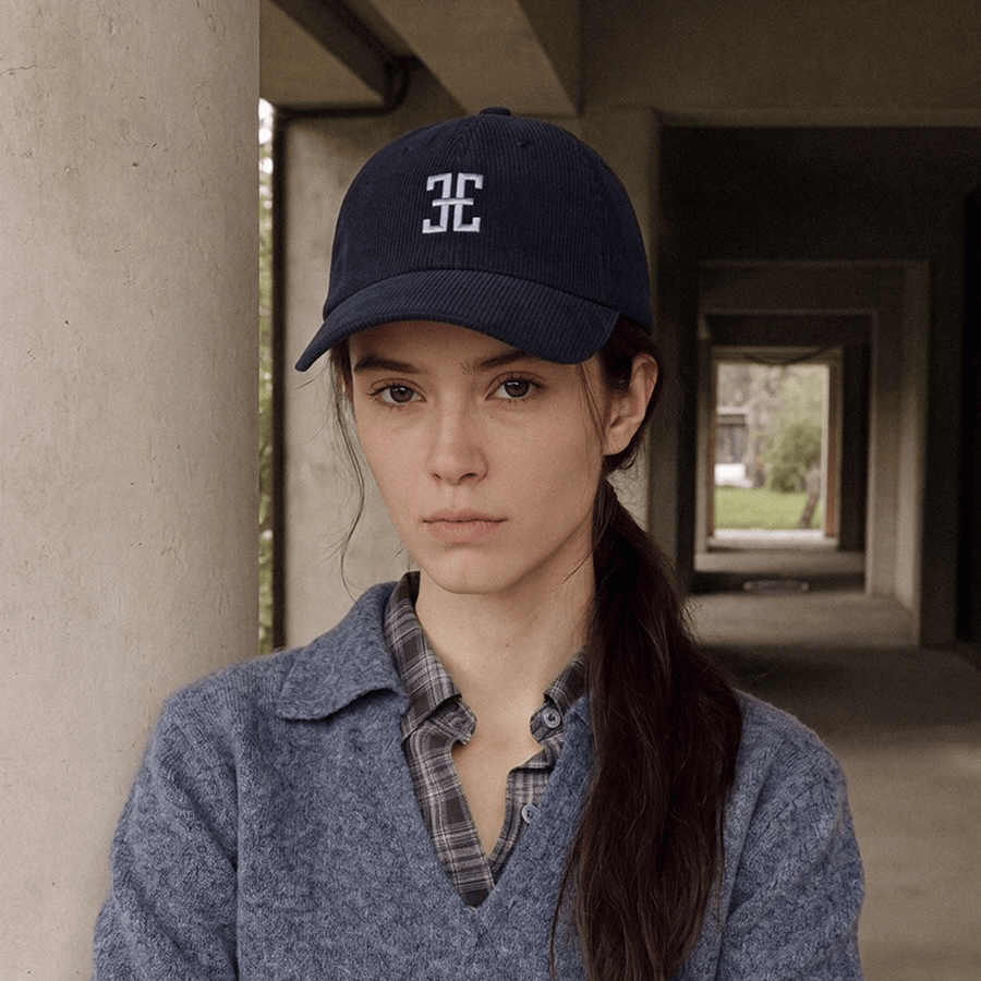 \官網同價/ Folnua｜CLASSIC LOGO CORDUROY BALL CAP [8 colors] F118