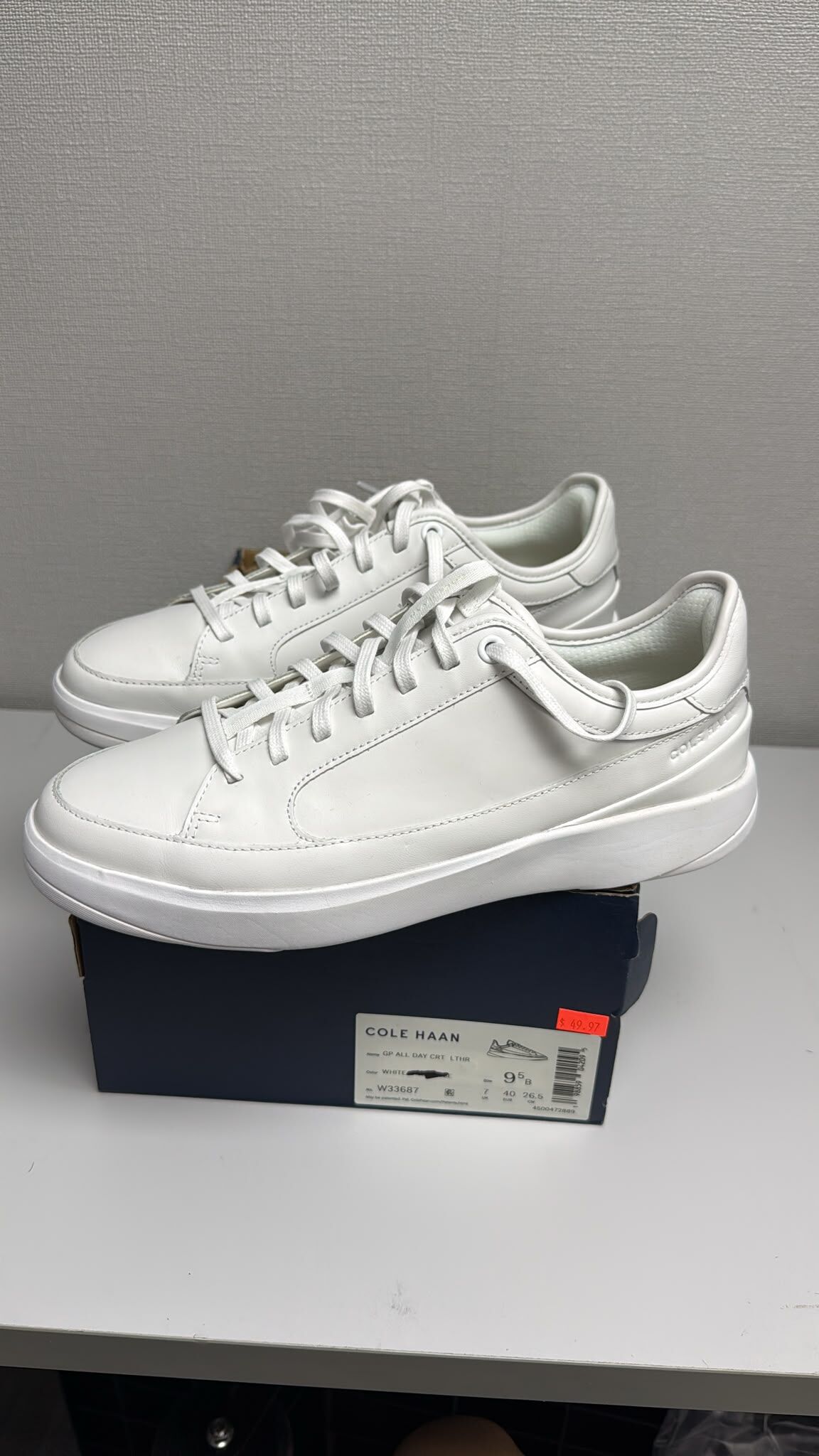 LYS02433 Cole Haan 簡約小白鞋 (無鞋盒蓋)