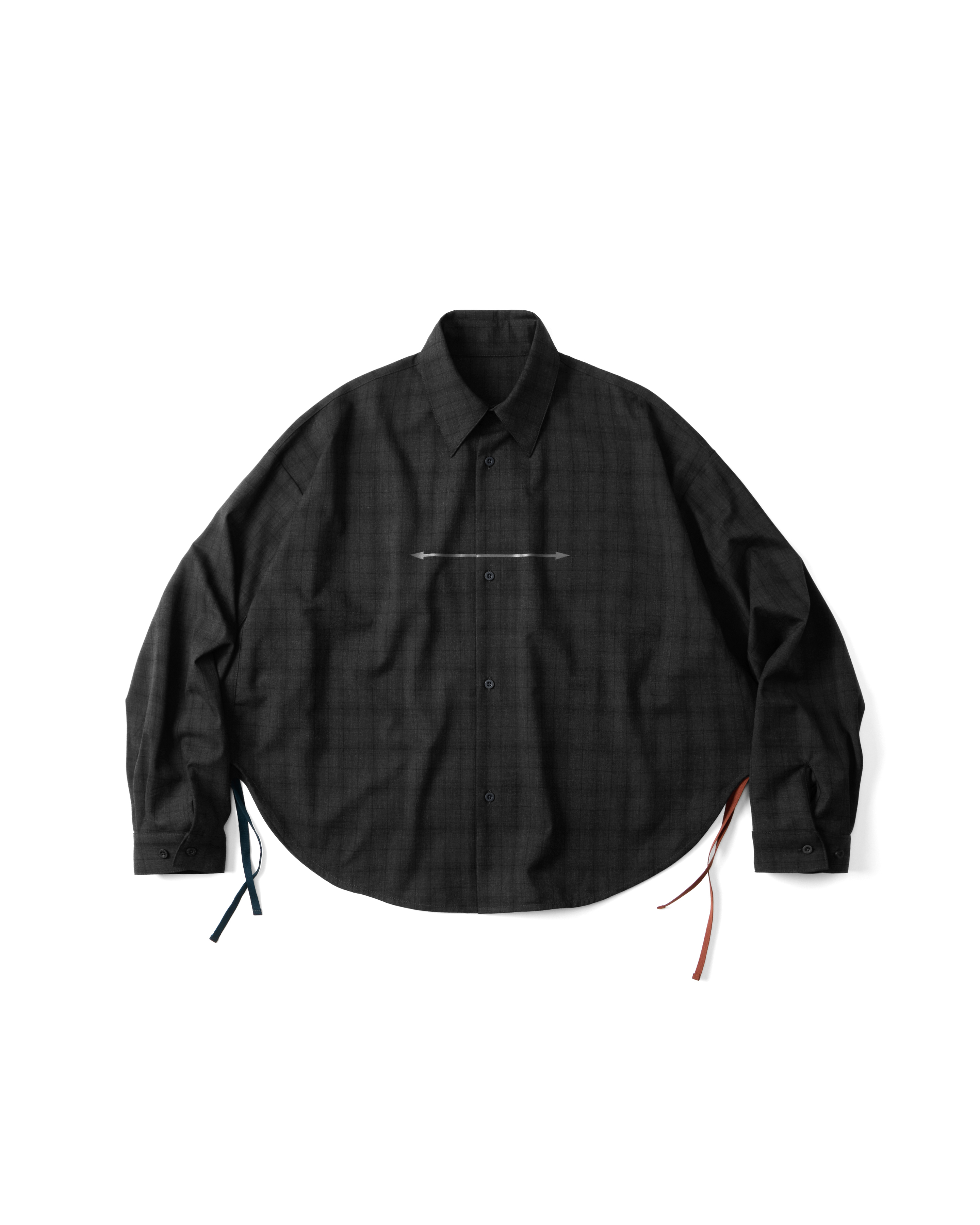 GOOPiMADE MN-S3 00:47 短版長袖襯衫 - Charcoal