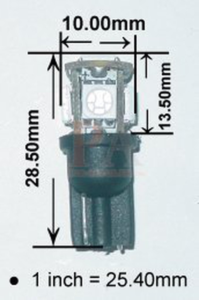 【PA LED】24V T10/T15 5晶 5050 SMD LED 超白光大車小燈