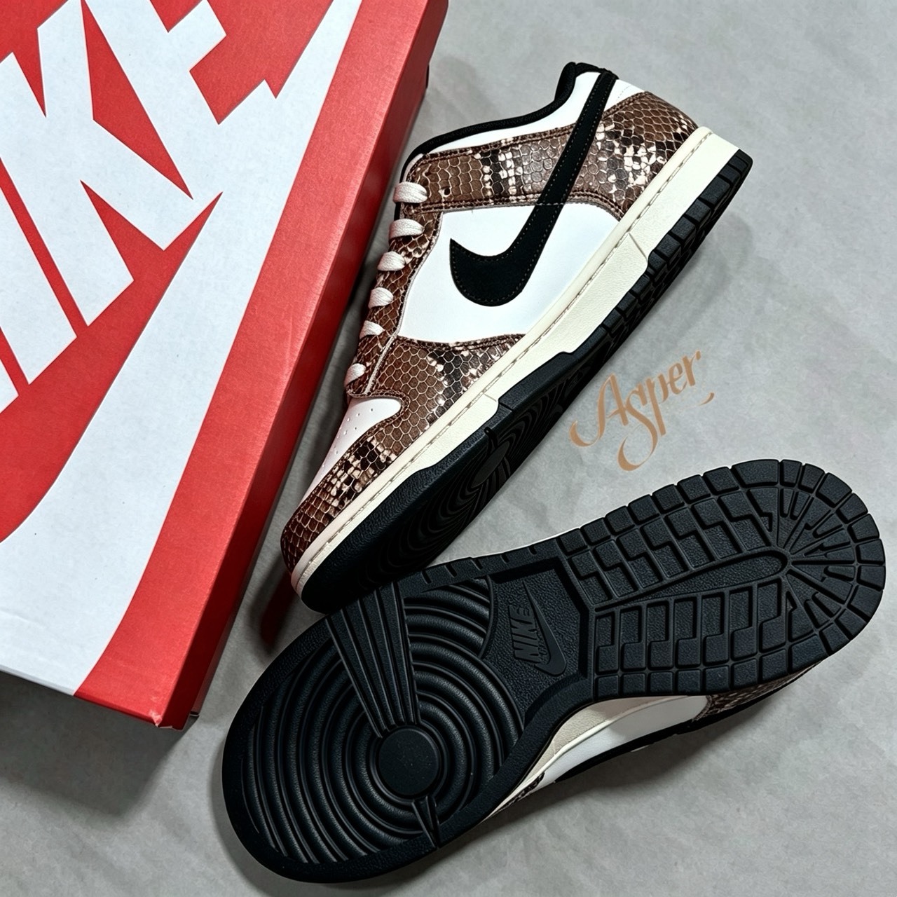 【官網限定】Nike Dunk Low "Brown snake" 棕蛇紋 IO1616-002 VIII