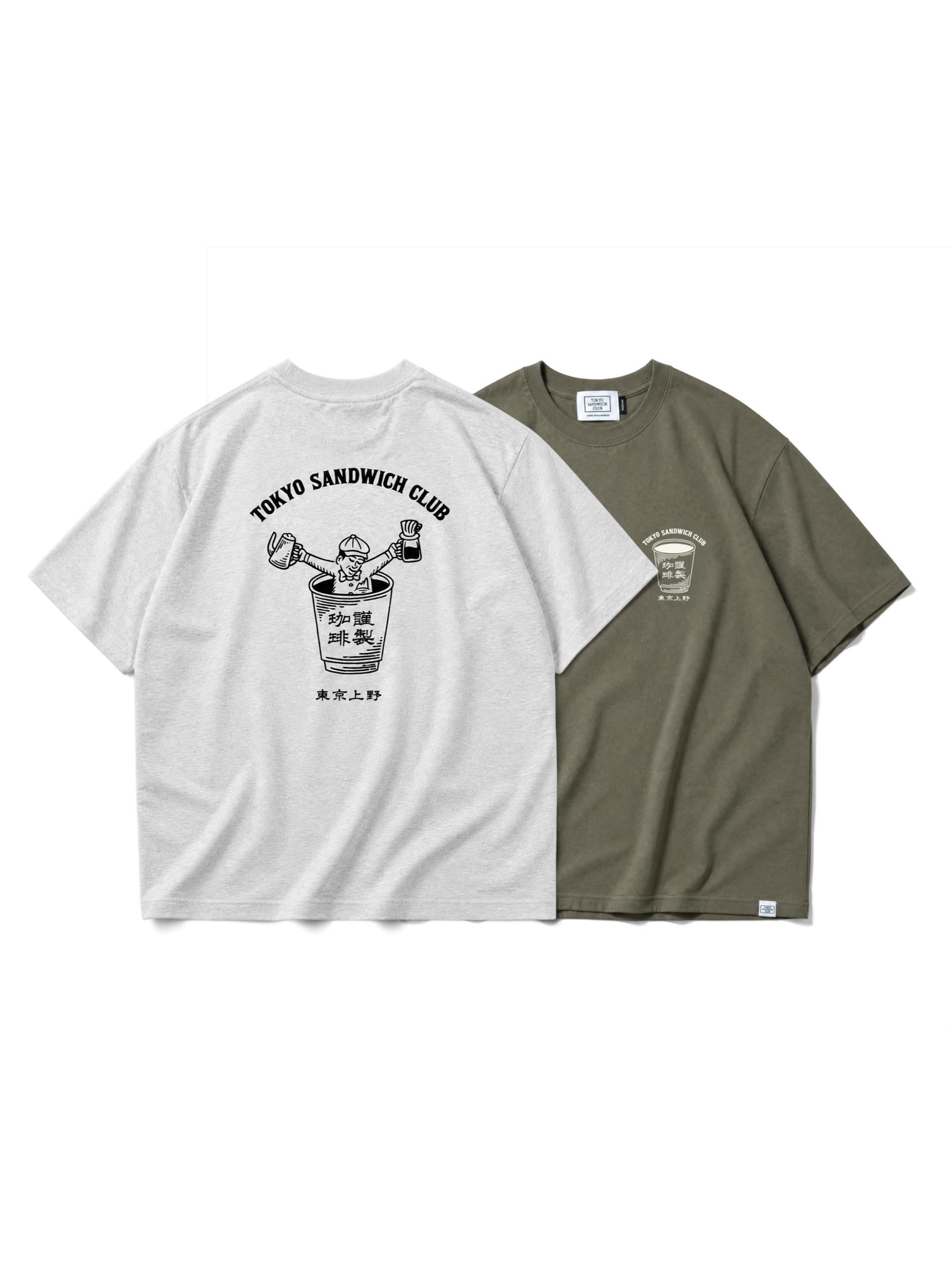 TOKYO SANDWICH CLUB x TINY PARADISE COFFEE Uncle Tee 圖像短T