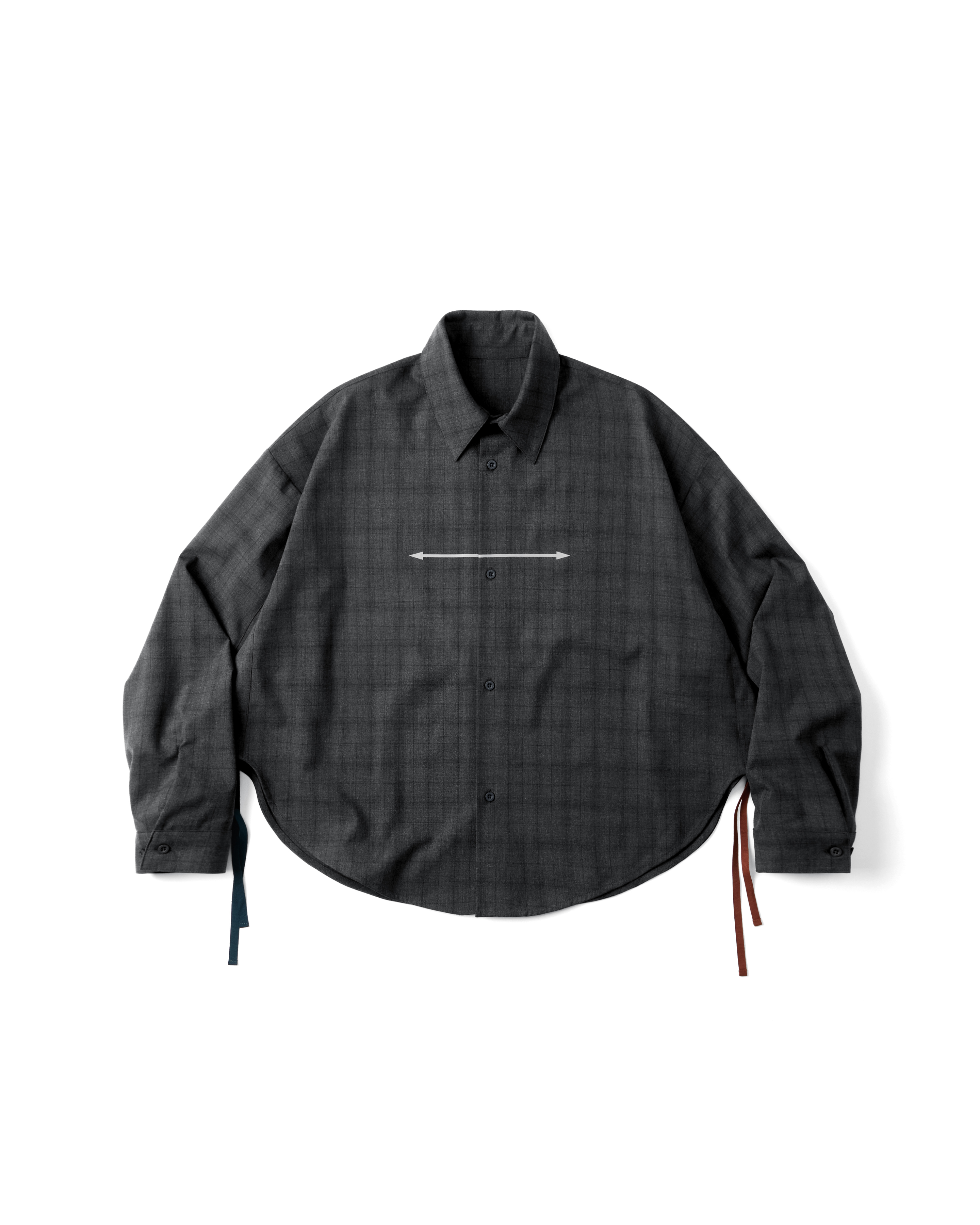 GOOPiMADE MN-S3 00:47 短版長袖襯衫 - Gray