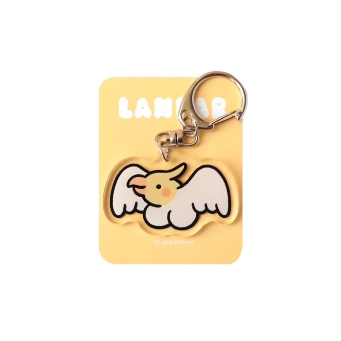 Lanparman｜壓克力吊飾｜鸚鵡ㄐㄐ