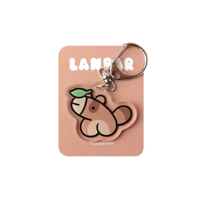 Lanparman｜壓克力吊飾｜狸貓ㄐㄐ