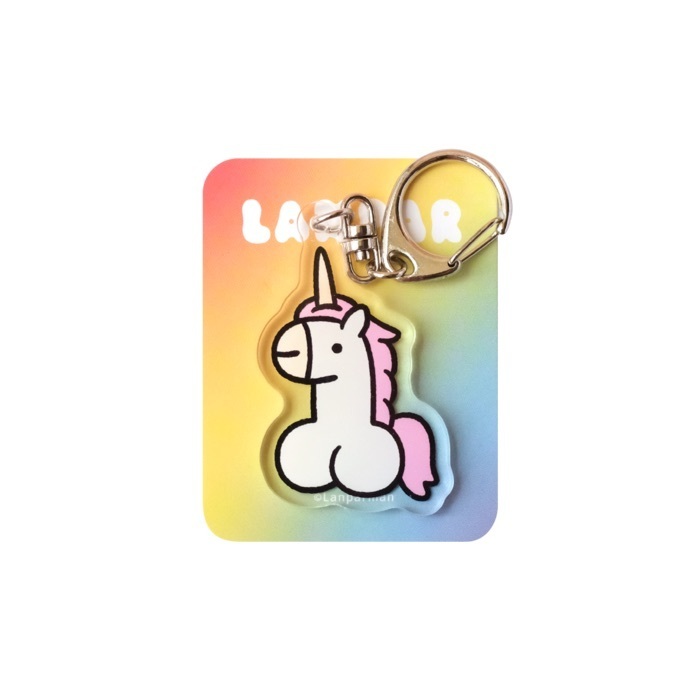 Lanparman｜壓克力吊飾｜獨角獸ㄐㄐ
