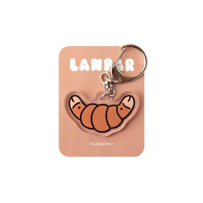 Lanparman｜壓克力吊飾｜可頌ㄐㄐ