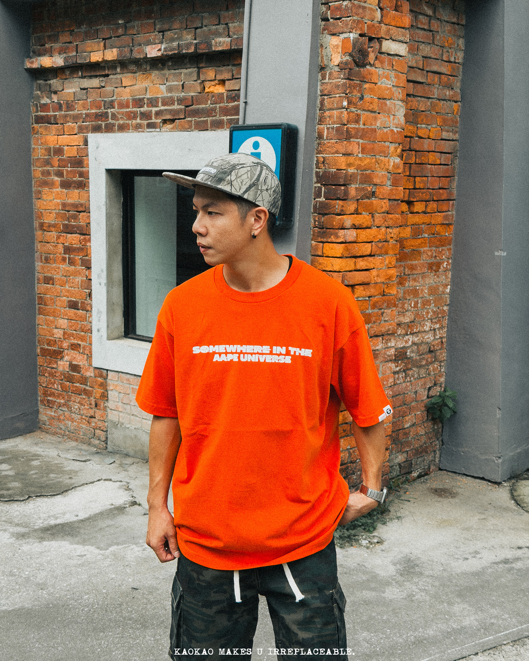 AAPE UNVS 猿人 塗鴉 短袖 T恤