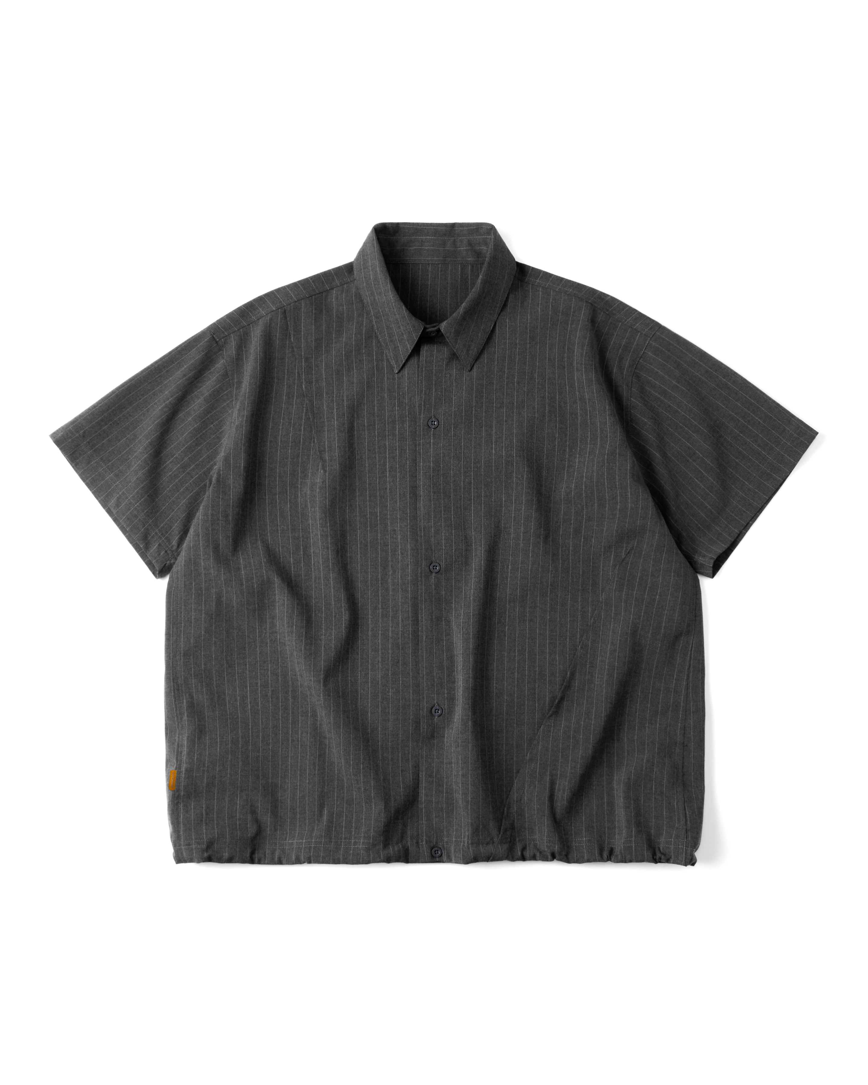 GOOPiMADE MN-S1 01:27 條紋短袖襯衫 - Gray