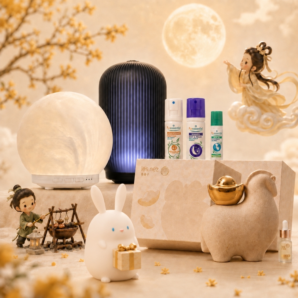香鼻子中秋禮盒推薦 買就送小兔子拍拍燈