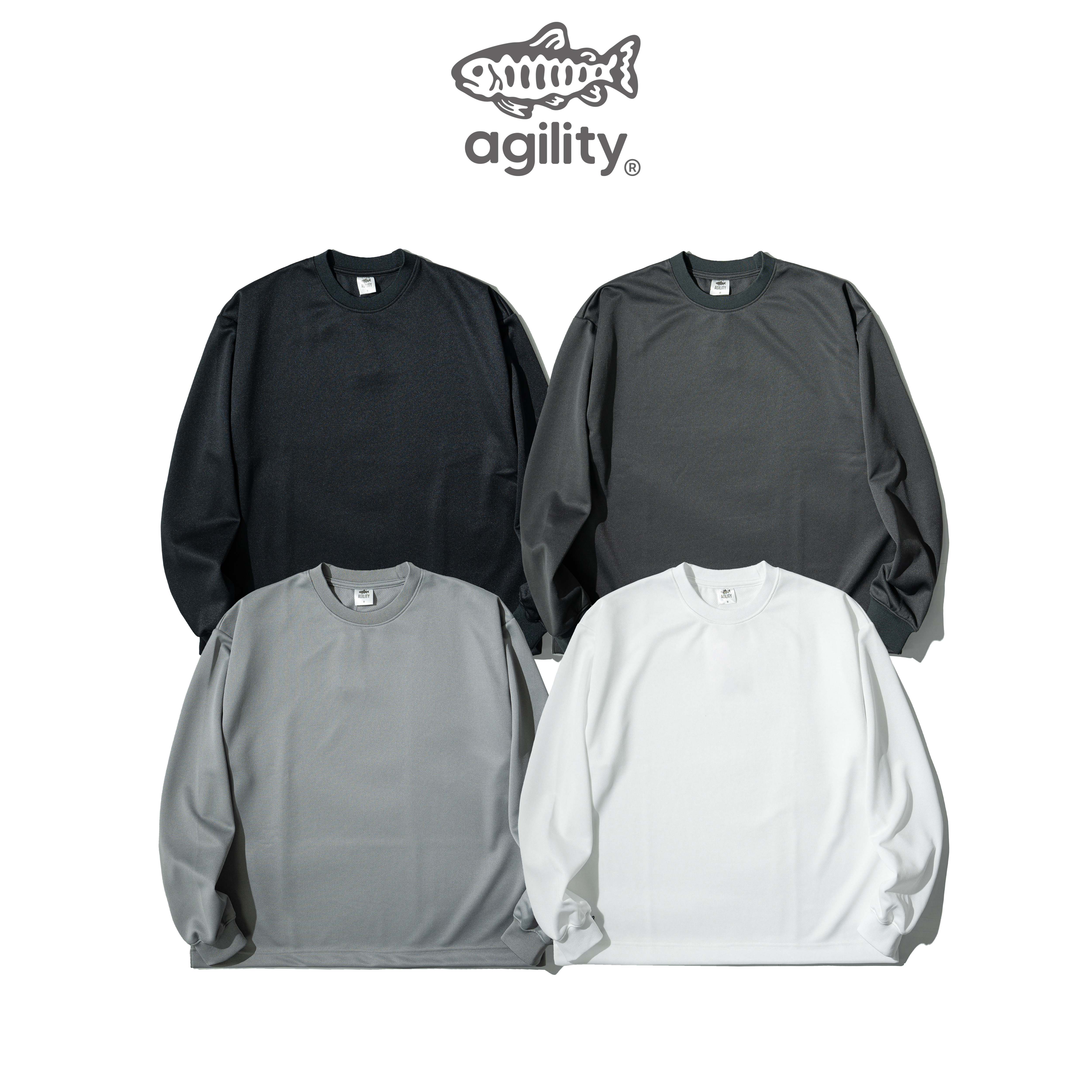 AGILITY SP Logo Scuba Knit LS Tee 機能 太空棉 長袖Tee [A-SL]