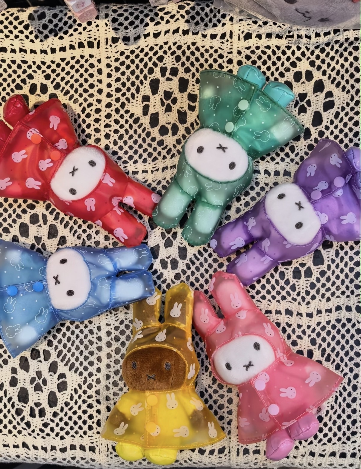 <雨天米菲陪你💎>  正版授權 miffy x Vipo 米菲兔 雨衣系列 鑰匙圈 盲盒