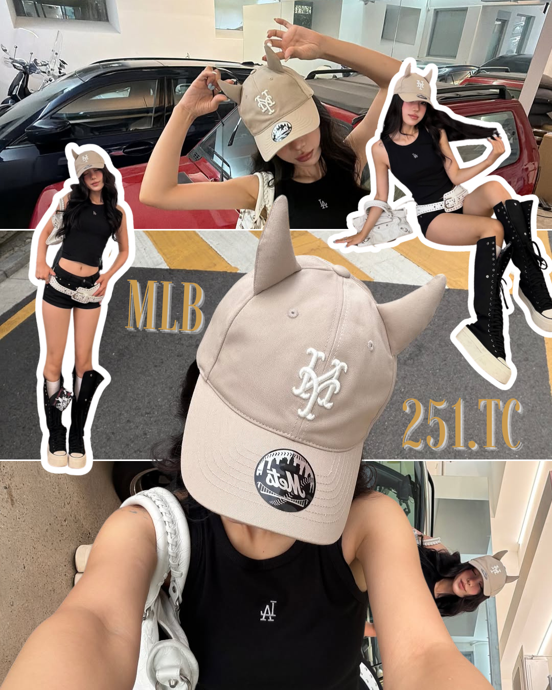 <韓國限定!!限量款!!>MLB KR Signature Devil 無結構 棒球帽 老帽 小惡魔 4款
